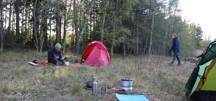 Mit eigenem Ein-Mann-Zelt und Campingkocher: Auch in Schweden müssen Outdoor-Fans zurzeit besondere Regeln beachten.  Fotos: pr