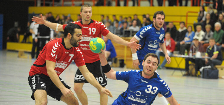 Handball-Landesliga, VfL blau(  - HSG Rottweil (rot)   Dennis M?ller