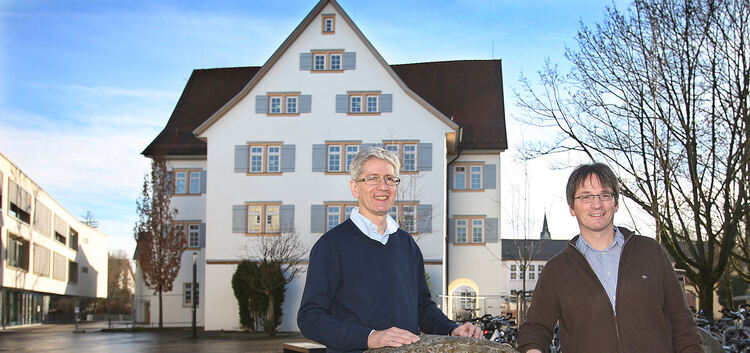 Hans-Peter Weyhmüller (links) wird Nachfolger von Urs Läpple als Leiter der Kirchheimer Musikschule. Urs Läpple wechselt zum näc