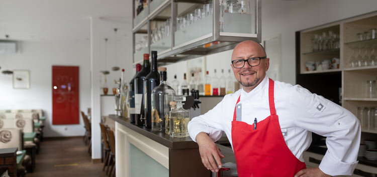 Edvard Vogrin, Inhaber des Restaurants Ziegelwasen. Foto: Carsten Riedl