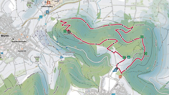Die Wanderroute