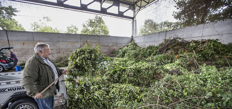Größere Mengen verlaubtes Material nimmt der Abfallwirtschaftsbetrieb auch direkt in seinem Kompostwerk an. Foto: Holzwarth