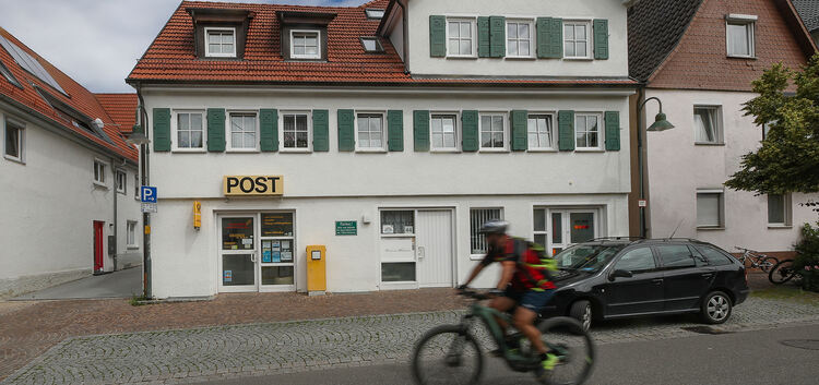 Hat zugemacht: Die Postfiliale an der Vorderen Straße 44 gibt es nicht mehr. Foto: Carsten Riedl