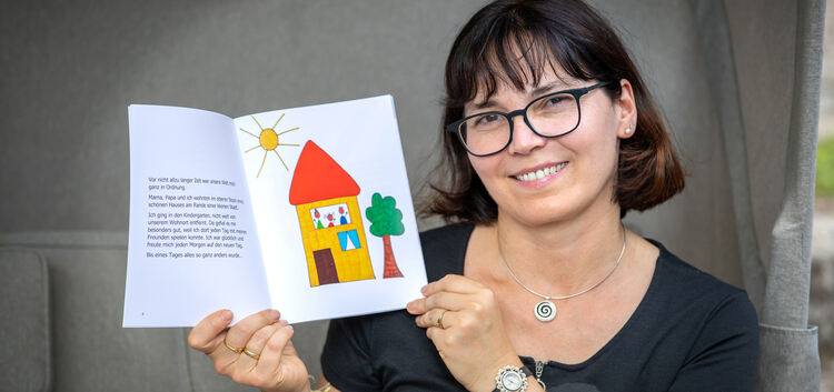 Das Buch von Simone Hermann erfreut Kinder auch in der Corona-Zeit.Fotos: Jean-Luc Jacques