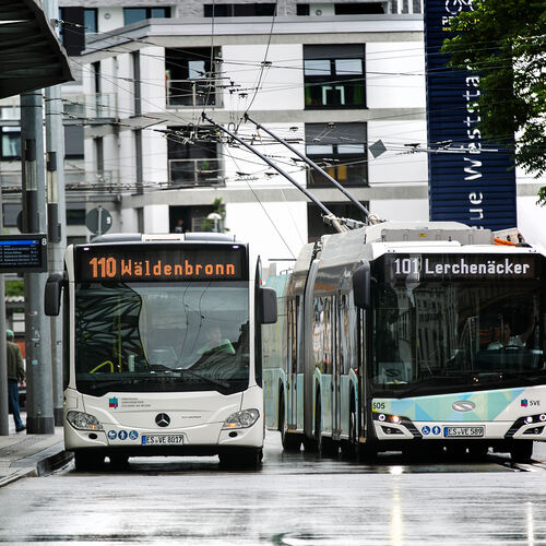 Die Esslinger Oberleitungsbusse sind nicht nur geschichtsträchtig, sondern auch zukunftsweisend. Die Chancen stehen gut, dass 20