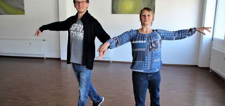 Tanzlehrer Holger Schopf und Stefanie Platz