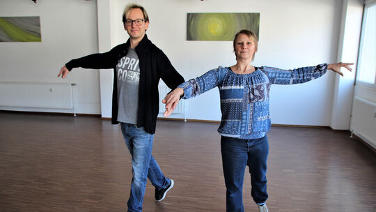 Tanzlehrer Holger Schopf und Stefanie Platz Tanzlehrer Holger Schopf und Stefanie Platz