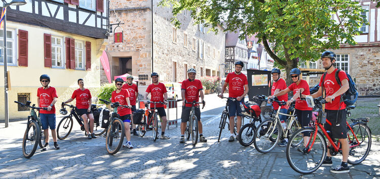 Professionelle Verkehrsplaner der Hochschule Karlsruhe waren gestern in Kirchheim, um Werbung fürs Radfahren zu machen, aber auc
