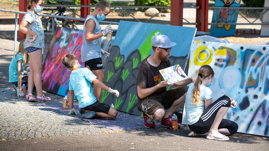 Sofepro Weilheim: Graffityworkshop