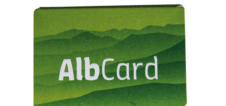 Die Alb-Card. Symbolbild