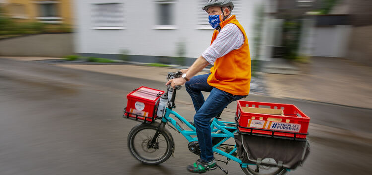 Am Lastenrad zeigen sich die Vorteile der E-Unterstützung besonders.Fotos: Roberto Bulgrin