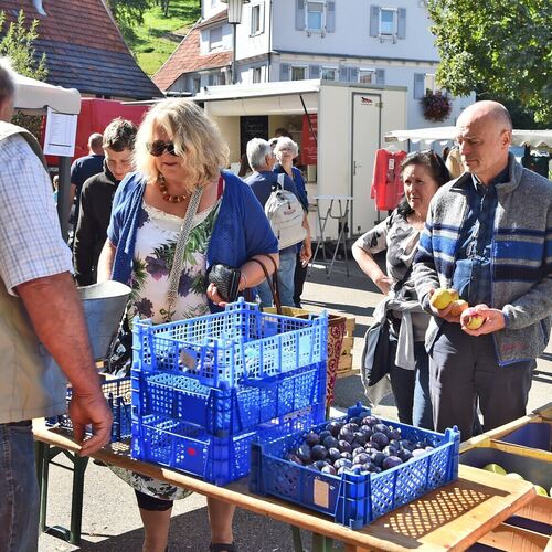 Der Neidlinger Zwetschgenmarkt. Archivfoto: Markus Brändli
