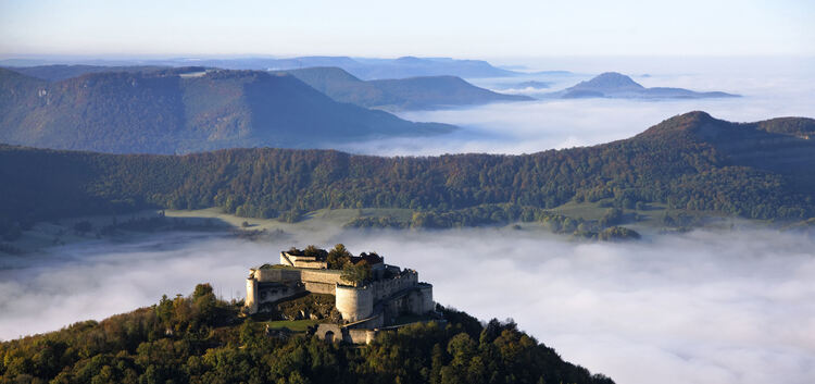 Spektakulär erhebt sich die Festung über die Landschaft.Foto: pr