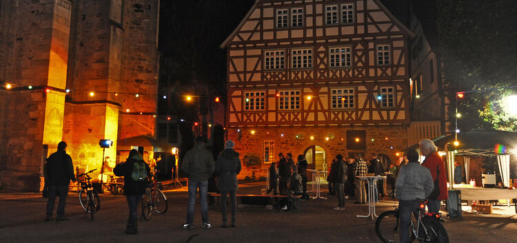 Die übliche Feier vor der Martinskirche wird bei der heutigen „Church-Night“ gestrichen.Archiv-Foto: Markus Brändli