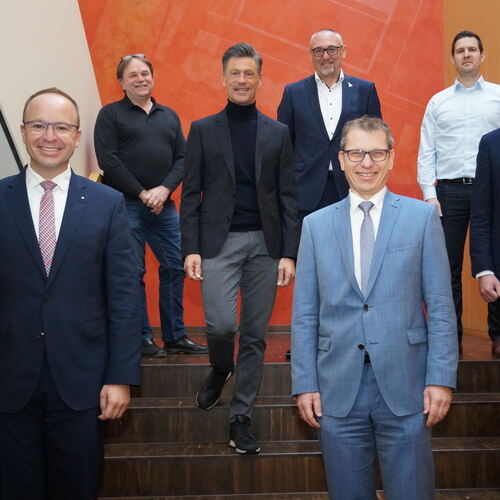 Der neu gewählte Verwaltungsrat (von links): Köngens Bürgermeister Otto Ruppaner, zweiter stellvertretender Verbandsvorsitzender