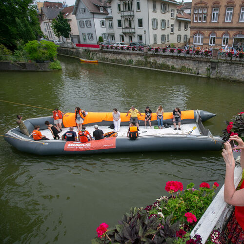 Esslinger Aktivisten kämpfen schon lange dafür, dass sich die Stadt zum „sicheren Hafen für Geflüchtete“ erklärt.Foto: Roberto B