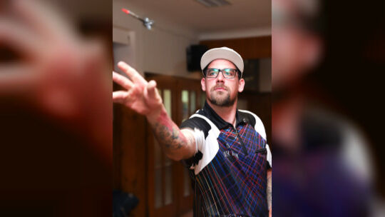 Patrick Höhl im vergangenen Jahr beim Training im TG-Vereinsheim - aktuell können die Bundesligacracks der Turngemeinde nur zu H Patrick Höhl im vergangenen Jahr beim Training im TG-Vereinsheim - aktuell können die Bundesligacracks der Turngemeinde nur zu H