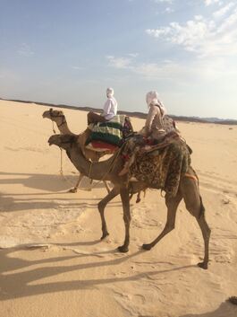 Fritz Scheel bietet auf der Sinai-Halbinsel Touren mit Beduinen an. Foto: pr
