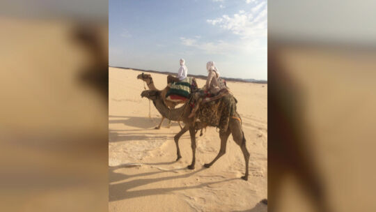 Fritz Scheel bietet auf der Sinai-Halbinsel Touren mit Beduinen an. Foto: pr