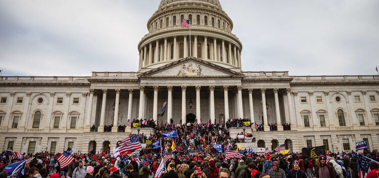 Bilder, die sich morgen so nicht wiederholen sollen: der Sturm von Trump-Anhängern aufs Kapitol in Washington.Foto: Getty Images