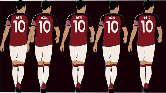Mesüt Özil hoch fünf - der Wechsel des Ex-Nationalspielers polarisiert. Symbolbild: pixabay