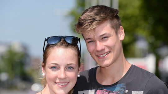 Straßenumfrage zur Fußball-WMNicola Sprung und Niklas Wangler