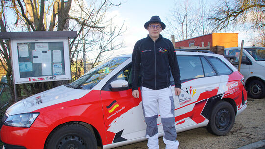 Sogar ein eigenes Auto hat er für die Zeit im Nationalteam bekommen: Der Weilheimer Stuckateur Laurence Schaufler freut sich auf Sogar ein eigenes Auto hat er für die Zeit im Nationalteam bekommen: Der Weilheimer Stuckateur Laurence Schaufler freut sich auf