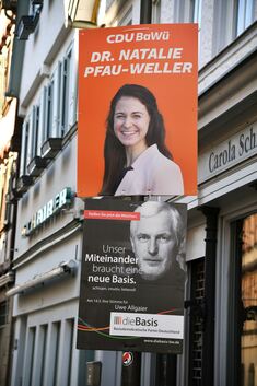 Wahlplakate, Wahlkampf, Landtagswahl, Wahl