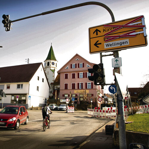 Zumindest bis zur Abbiegung nach Wellingen ist Notzingen von Kirchheim aus wieder direkt erreichbar. Die überörtliche Umleitung