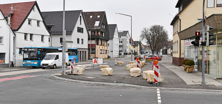 Die Sanierung der Ortsmitte Ötlingen wird mit weiteren 500¿000 Euro an Fördergeldern unterstützt. Fotos: Markus Brändli