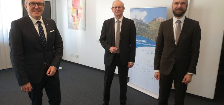 Der Vorstand (von links): Thomas Krießler, Bruno Foldenauer und Stefan Gerlach. Foto: Henrik Sauer