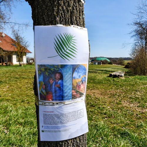 In Hattenhofen gibt es bis zum 7. April einen Osterpfad. Foto: Markus Brändli