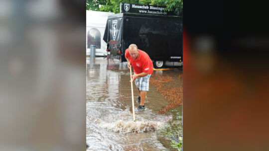 Teckboten Pokal 2014 Unwetter, Sturm, Hagel, Starjregen