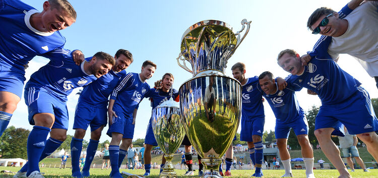 Bei der ersten Turnierauflage in Ötlingen 2015 gewann der TSV Jesingen den Teckbotenpokal. Foto: Deniz Calagan