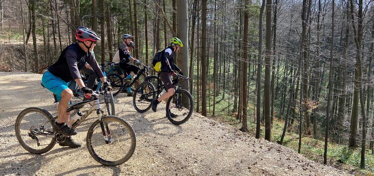 Ein Mountainbike-Trail am Albtrauf im Heininger Wald ist in Planung.