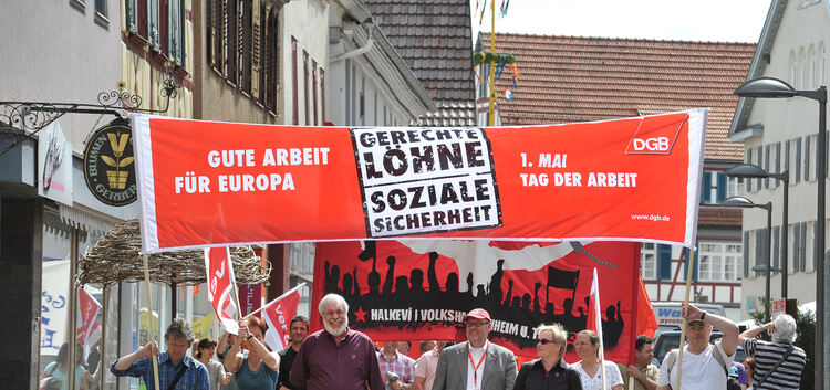 Demos des Deutschen Gewerkschaftsbundes prägen den „Tag der Arbeit“. Doch auch dieses Jahr wurde ein Umzug abgesagt. Archivfoto: