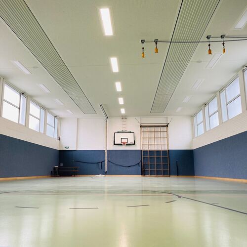 Bald schon kann die Sporthalle in Wernau wieder genutzt werden. Foto: pr