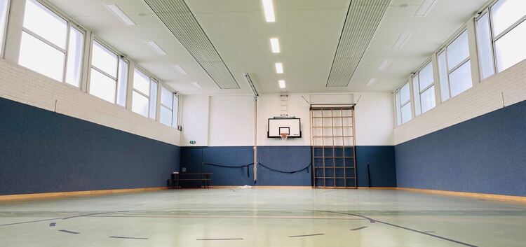 Bald schon kann die Sporthalle in Wernau wieder genutzt werden. Foto: pr