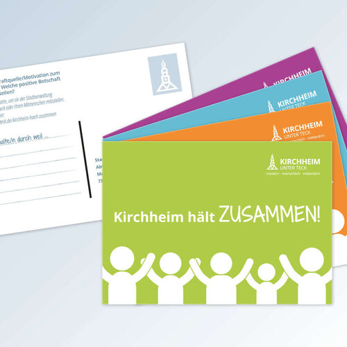 Die Kampagne "Kirchheim hält zusammen" startet. Foto: pr