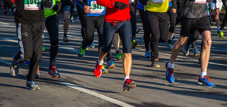 Laufen Marathon Läufererneut 13.3.2021