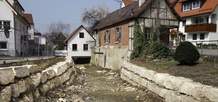 Die größte Investition in Neidlingen ist in diesem Jahr die Ufererneuerung am Seebach.Foto: Jean-Luc Jacques