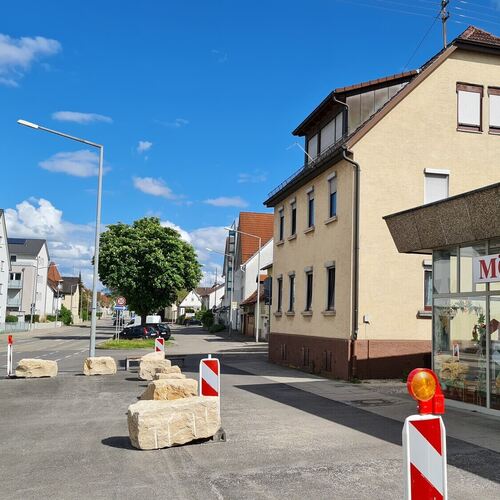 Dieser Bereich in der Stuttgarter Straße in Ötlingen wird umgestaltet. Foto: Gerd Esslinger