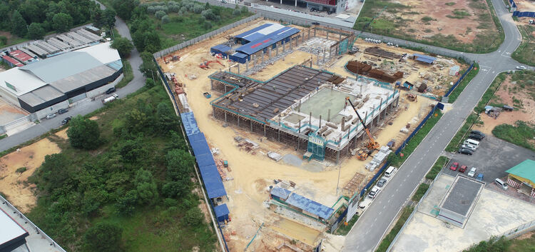 Der neue Produktionsstandort in Melaka in Malaysia soll bis Ende des Jahres fertig sein.Foto: pr