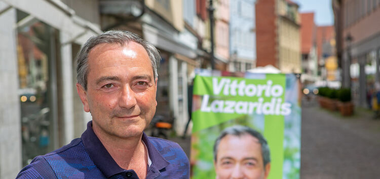 „Es soll ein klares Rennen geben, dafür mache ich Platz.“ So begründet der Grünen-Kandidat Vittorio ­Lazaridis seinen Rückzug. F