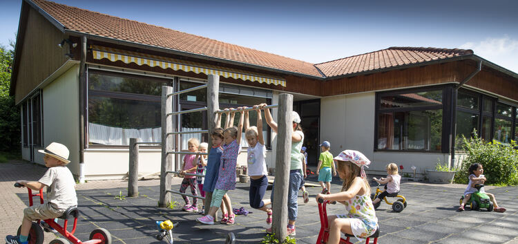 Wie die Zukunft des Kindergartens Hepsisau nach 2023 aussieht, steht noch nicht fest. Foto: Jean-Luc Jacques