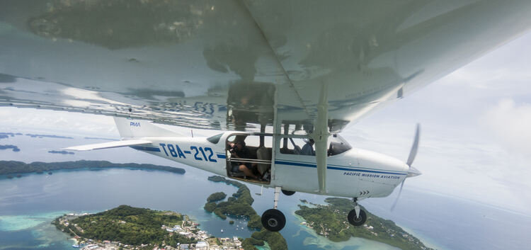 Zum Einsatzgebiet der Kleinflugzeuge gehören insgesamt rund 2000 tropische Inseln.Foto: pr