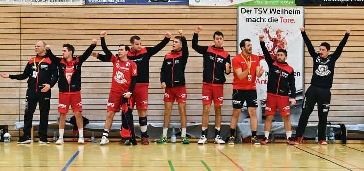 Jubeln erwünscht: Der TSV Weilheim will in der Bezirksliga bestehen. Foto: Markus Brändli