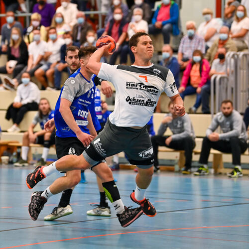 Robin Renz und die HSG-Handballer peilen gegen Waiblingen den zweiten Saisonsieg an. Foto: Markus Brändli