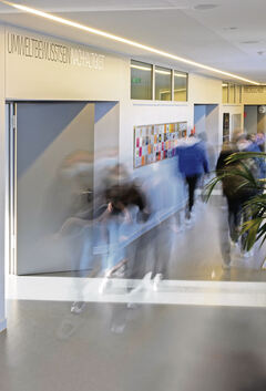 Am 22. Februar stellt sich die Freihof-Realschule mit einem virtuellen Tag der offenen Tür vor.    Foto: pr