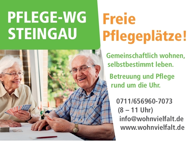Pflege-WG Steingau - Freie Plätze